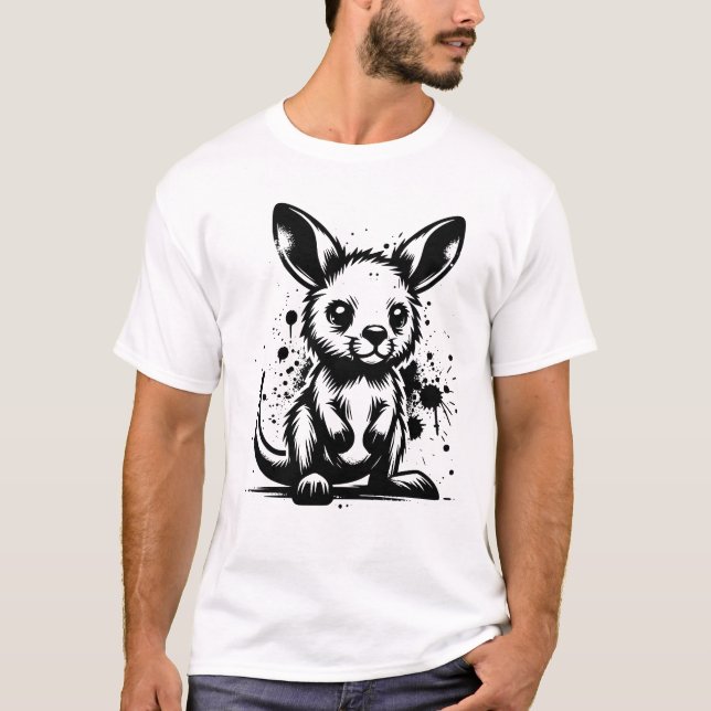 Camiseta Canguru Bebê  (Frente)