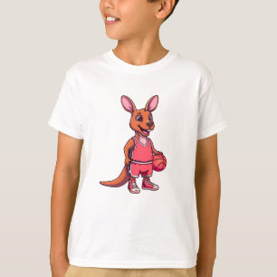 Camiseta Canguru Bonito Jogador de Basquete - Esportes Dive