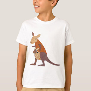 Camiseta Canguru da mamã e do bebê