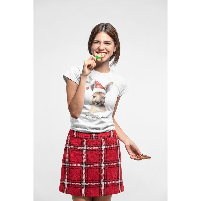 Camiseta Canguru de Natal, personalizável (Criador carregado)
