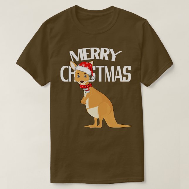 Camiseta Canguru Natal Australiano (Frente do Design)