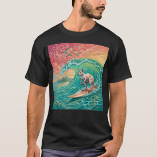 CAMISETA CANGURU SURFANDO