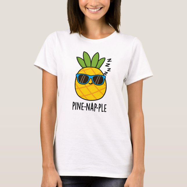 Camiseta Canhão de Fruta Engraçado com pinheiro (Frente)