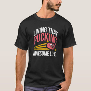 Camiseta Canhão De Hóquei No Gelo Para Um Colega De Hóquei