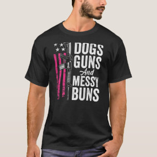 Camiseta Canhões De Cães E Armas Mensageiras Cão Pro Arma D