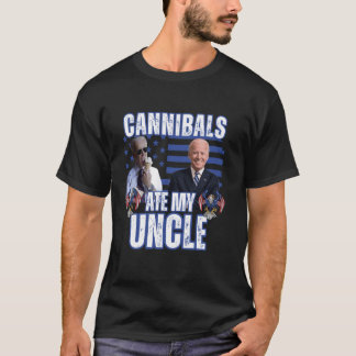 Camiseta Canibais Comem Sátira Política Ao Meu Tio Joe Bide