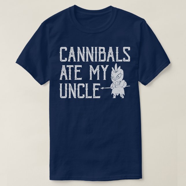 Camiseta Canibais Comeram Meu Tio (Frente do Design)