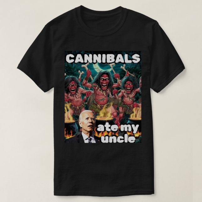 Camiseta Canibais Comeram Meu Tio (Frente do Design)