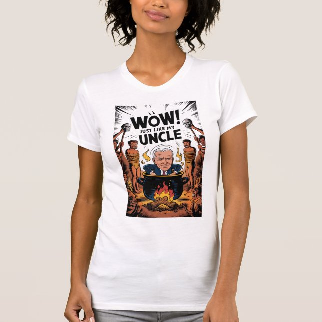 Camiseta Canibais Comeram Meu Tio Joe Biden (Frente)