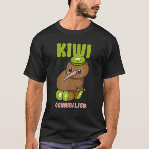 Camiseta Canibalismo De Kiwi Para Um Aniversário De Kiwi