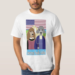 Camiseta Caniche americana gótico