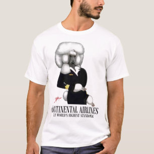 Camiseta Caniche de trabalho no grampo continental
