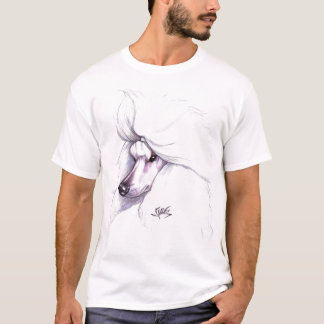 Camiseta Caniche padrão branca