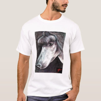 Camiseta Caniche padrão da mostra reflexiva