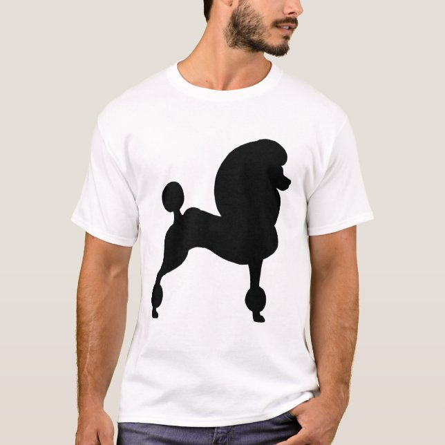 Camiseta Caniche padrão grampeada (Frente)