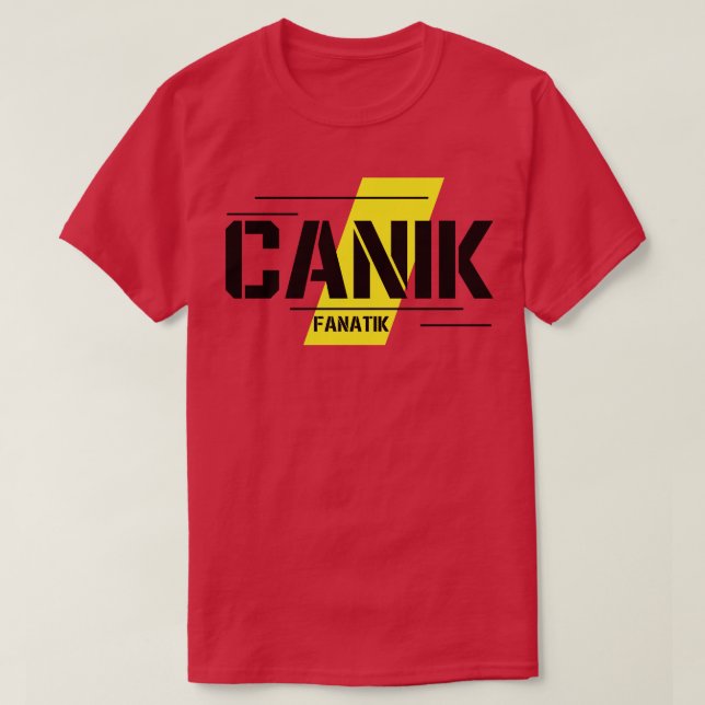 Camiseta Canik Fanatik White Yellow TSirt (Frente do Design)