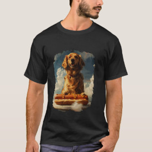 Camiseta Canina comendo cachorro quente 1