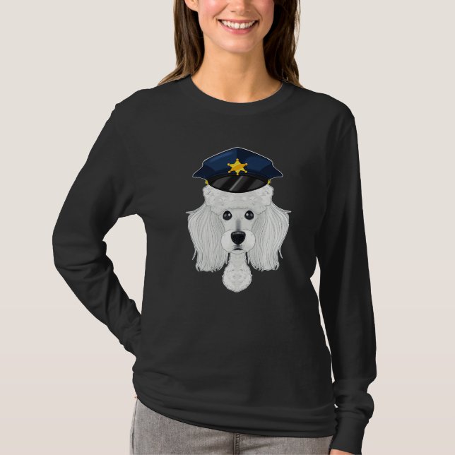 Camiseta Canine Handler I Policial Dog I Policial Poodle (Frente)
