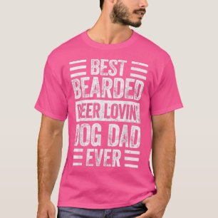 Camiseta Canino de Cerveja Mais Bem Comprimido Cachorro Pai
