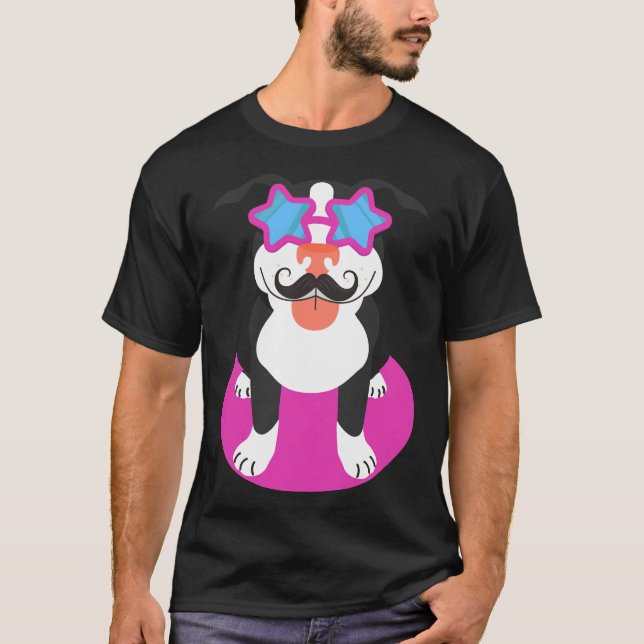 Camiseta Canino de Pitbull (Frente)