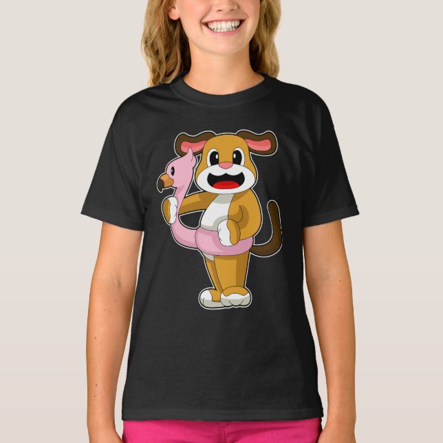 Camiseta Canino Flamingo (Frente)