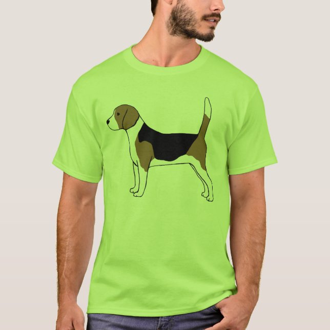 Camiseta Canino legal bonito do cão de cão | do lebreiro | (Frente)
