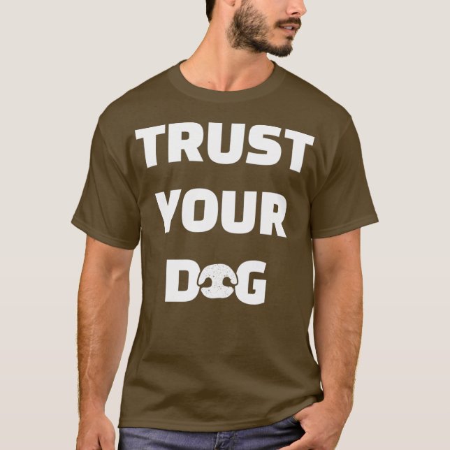 Camiseta Canino Nosework Dog Agilidade K9 Confiança (Frente)