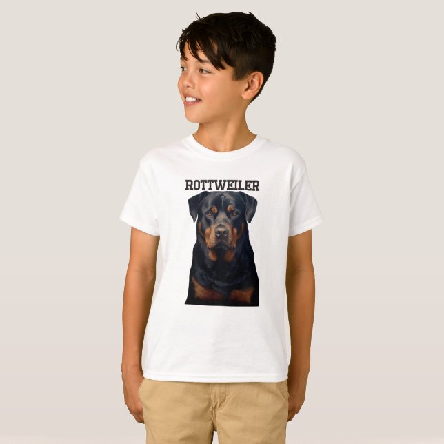 Camiseta Canino Rottweiler (Frente Completa)