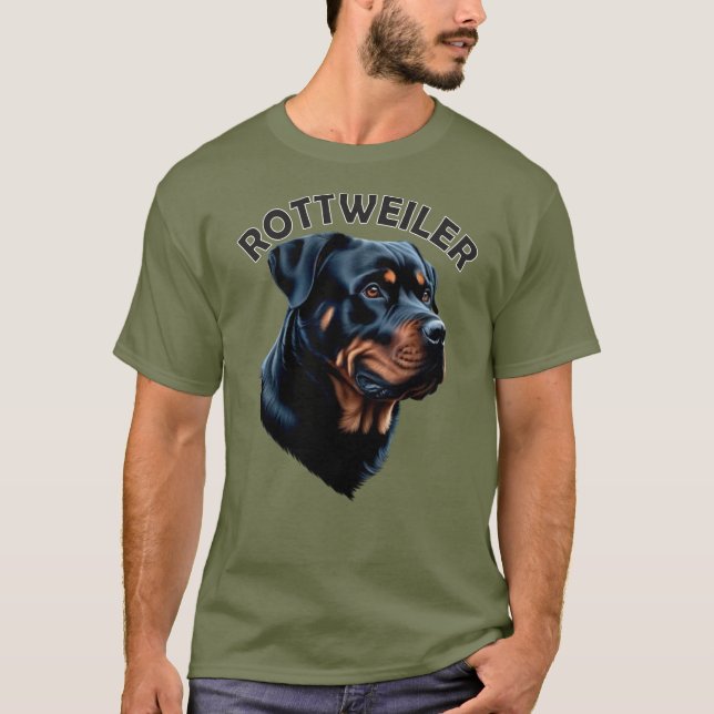 Camiseta Canino Rottweiler (Frente)