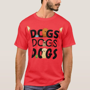 Camiseta Caninos Cães Cães Pet Wagging Tail Puppy Gift (4)