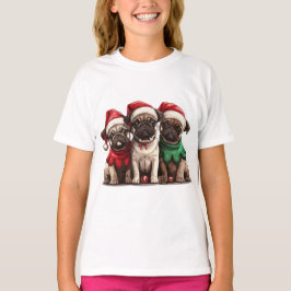 Camiseta Caninos de Natal