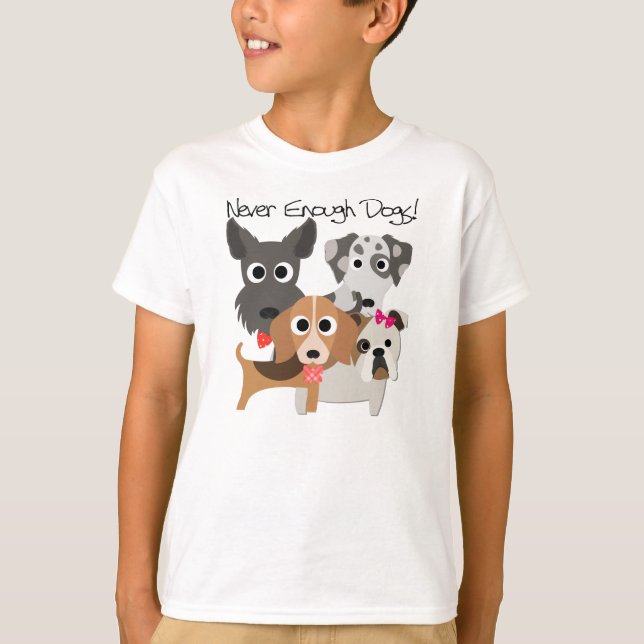 Camiseta Caninos Nunca Suficientes (Frente)