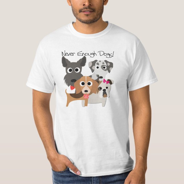 Camiseta Caninos Nunca Suficientes (Frente)