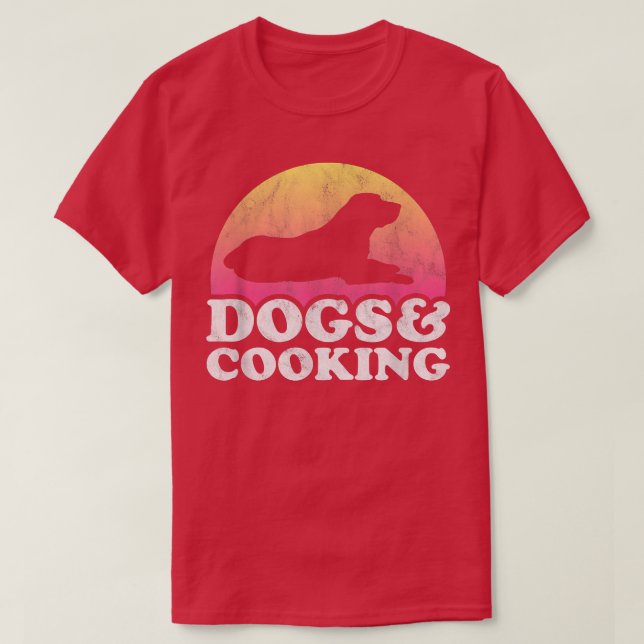 Camiseta Caninos ou Cozinhar (Frente do Design)