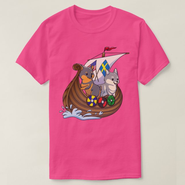 Camiseta Caninos Vermelhos (Frente do Design)