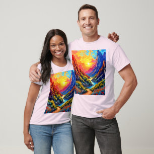 Camiseta Cânion do Rio Sunset Art