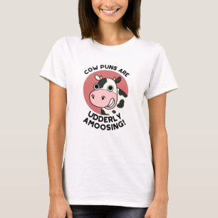 Camiseta Canis De Vaca Não Idosos Com Arma De Animais Engra