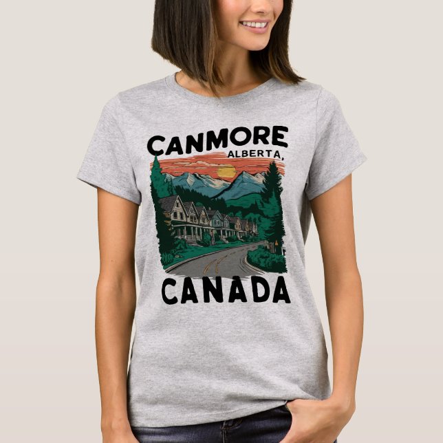 Camiseta Canmore Alberta, Canadá. (Frente)