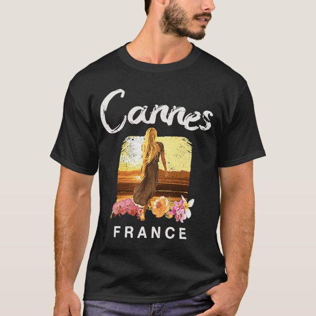 Camiseta Cannes France Vintage (Frente)