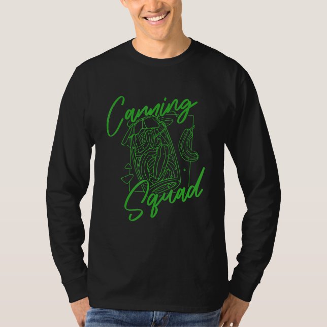 Camiseta Canning Squad Food Preservation Matching (Frente)