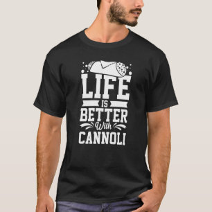 Camiseta Cannoli Italiano Pastelaria Recebe Bagaço Itália