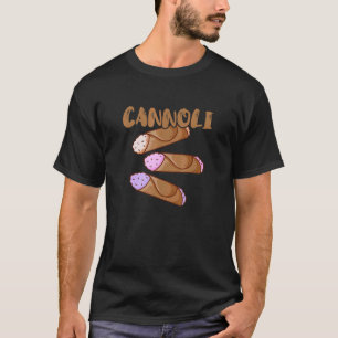 Camiseta Cannoli Italiano Sicília Paonty Ricotta Sicilian C