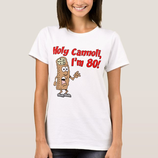 Camiseta Cannoli santamente eu sou 80 (Frente)