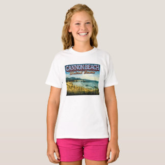 CAMISETA CANNON BEACH - HAYSTACK ROCK - OREGON EUA