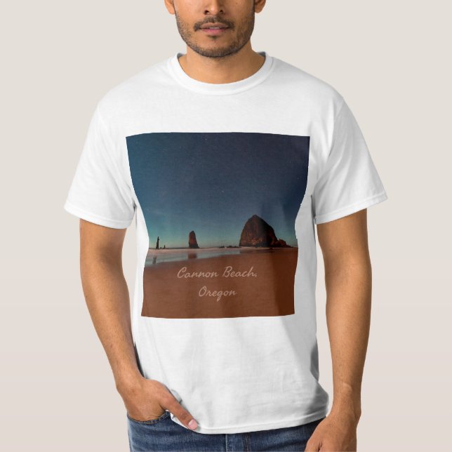 Camiseta Cannon Beach Oregon Haystack Rock (Frente)