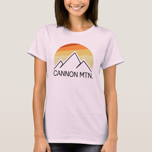 Camiseta Cannon Mountain New Hampshire Retro (Frente)
