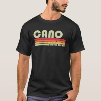 Camiseta CANO Surname Funny Retro Vintage 80S 90S Aniversár