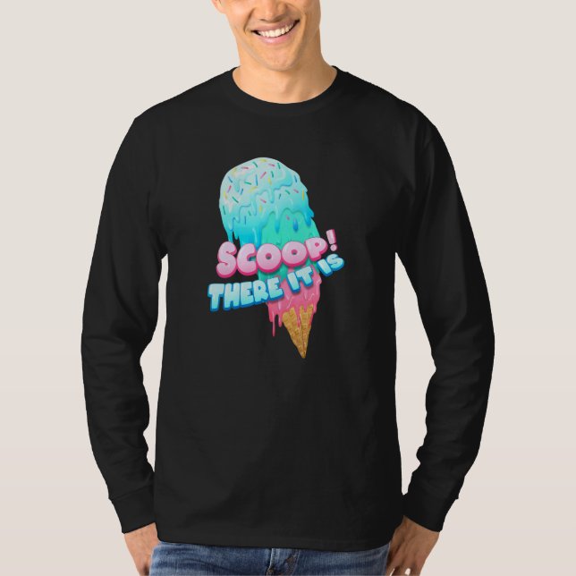 Camiseta Canoa! Ali Está O Sorvete Dessert Lovet Sweet (Frente)