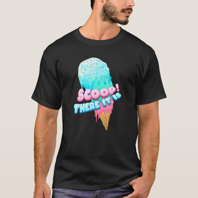 Camiseta Canoa! Ali Está O Sorvete Dessert Lovet Sweet (Frente)