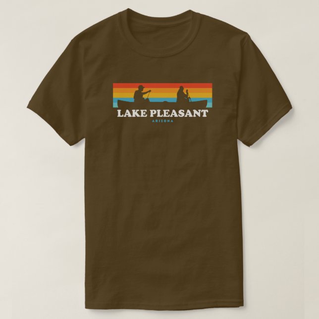 Camiseta Canoa Arizona do Lago Pleasant (Frente do Design)